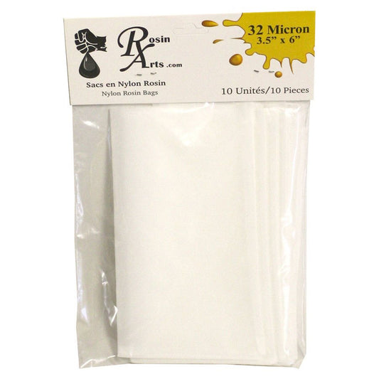 Rosin Arts Nylon Bags 3.5'' X 6''   32 Microns (10)